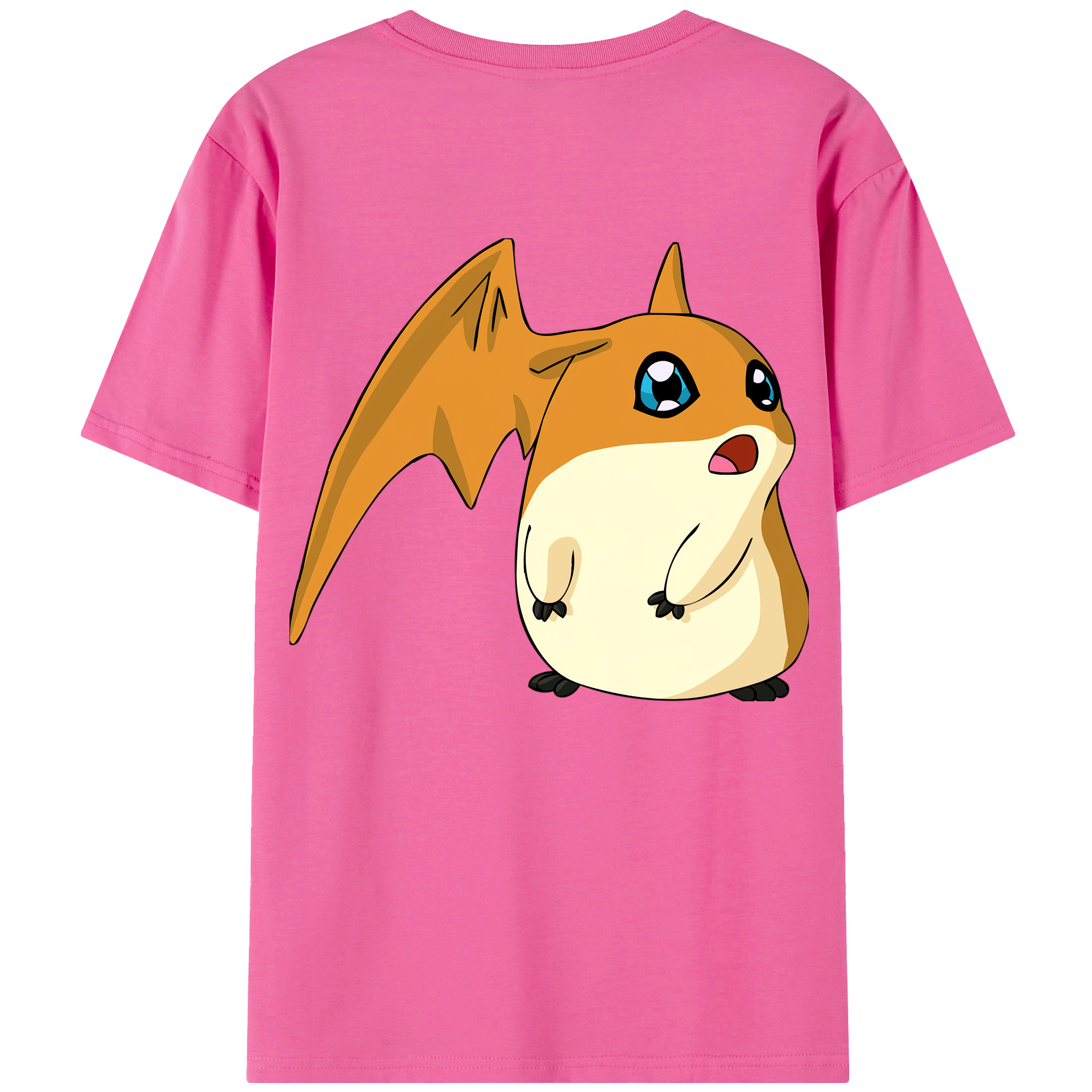 （画像用） Digimon デジタルモンスター/デジモン レディース半袖Tシャツ(バックプリント)